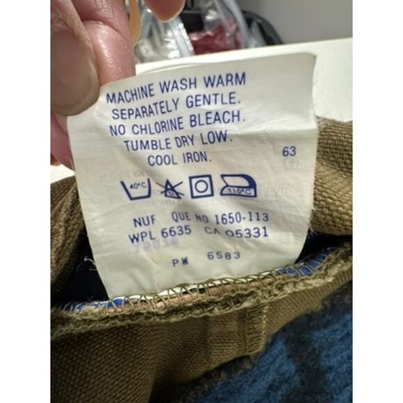 "Woolrich" VNTG Aztec Wool Lined Trench Barn Chore Horses 1883 1923 Coat SZ M - Picture 6 of 16